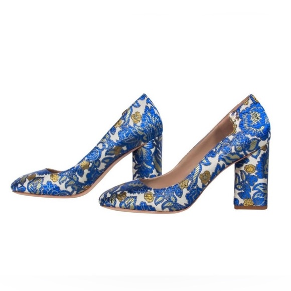 Tory Burch Elizabeth Pumps with Jacquard Fabric - Picture 3 of 13